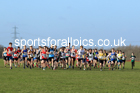 Boys under-13s 2022 Northern Cross Country Champs., Pontefract. Photo: David T. Hewitson/Sports for All Pics
